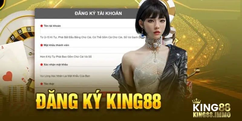 Cách đăng ký King88 cực đơn giản